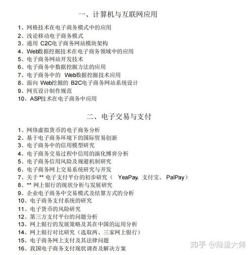 我的专业论文电子商务