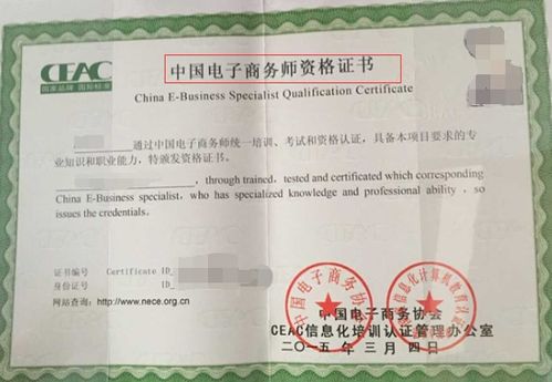 电子商务专业证有什么用